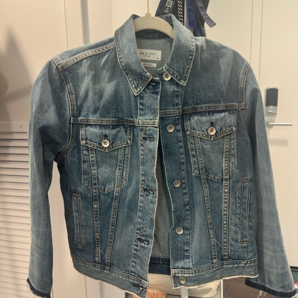 Rag and Bone Denim Blue Jacket